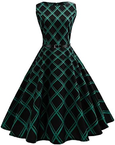 Molif Women 50S 60S Retro Dress Summer Floral Print Rockabilly Swing Robe Sexy Party Dresses 618 M