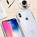MATEPROX iPhone Xs Case iPhone X Case Clear Hybrid TPU Hard Cover with Thin Shockproof Bumper Protective Case for iPhone Xs/X 5.8'' (Clear White)