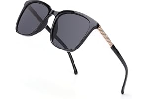 SIPHEW Polarized Sunglasses for Women, Mirrored Sunglasses-Fashion Oversized Eyewear with UV400 Protection