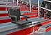 Stadium Seat 2-Pack - Bleacher Cushion Set with Padded Back Support, Armrests, 6 Reclining Positions, and Portable Carry Straps by Home-Complete