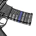 GunSkins AR-15 Mag Skin Camouflage Kit DIY Vinyl Magazine Wrap – Singles (Thin Blue Line)