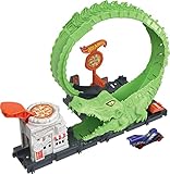 Hot Wheels Toy Car Track Set Gator Loop Attack