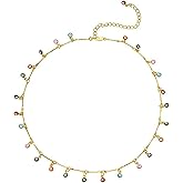 YANCHUN Evil Eye Necklace Blue Evil Eye Choker Ojo Hamsa Pendant Necklace Lucky Turkish Protection Jewelry Gift for Women Birthday Gifts