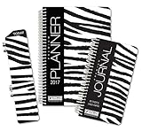 Best Planner 2018 Agenda for Productivity, Durability and Style. 5x8 Daily Planner / Weekly Planner / Monthly Planner / Yearly Agenda. HARDCOVER Organizer with BOOKMARK and JOURNAL (Pastel Stripes)