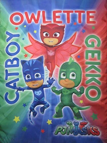 PJ Masks Catboy Owlete Gekko 100% Polyester (COMFORTER ONLY) Size TODDLER Boys Girls Kids Bedding