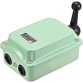 uxcell Drum Switch QS-30 3 Positon Forward/Off/Reverse Motor Control 30A