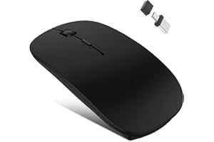 Bluetooth Wireless Mouse for MacBook Pro MacBook Air iPad Pro Tablet Computer PC Laptop, Silent Slim 4 Mode (Bluetooth 5.2/3.