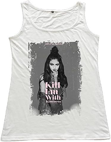 Women's Selena Gomez Kill Em With Kindness Tank Top.