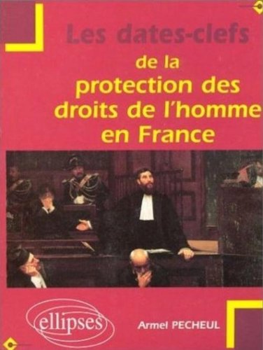 Les  dates-clefs de la protection des droits de l'homme en France