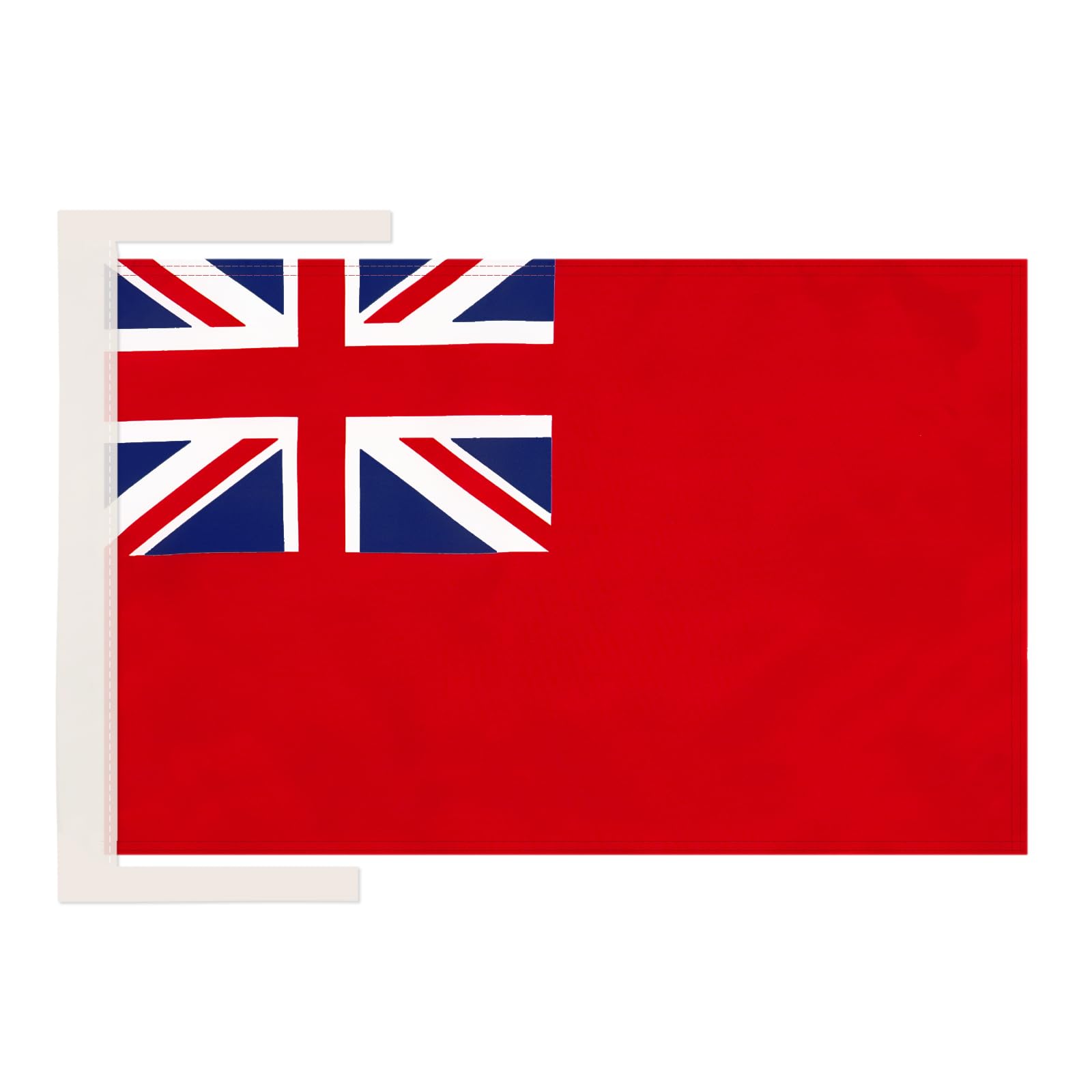 AZ FLAG - United Kingdom Red Ensign Flag - 18'' x 12'' - 100% Polyester UK - British - England Small Banner with Two Cords - Fade Resistant - Vivid Colors - 18x12 in - 45x30 Cm
