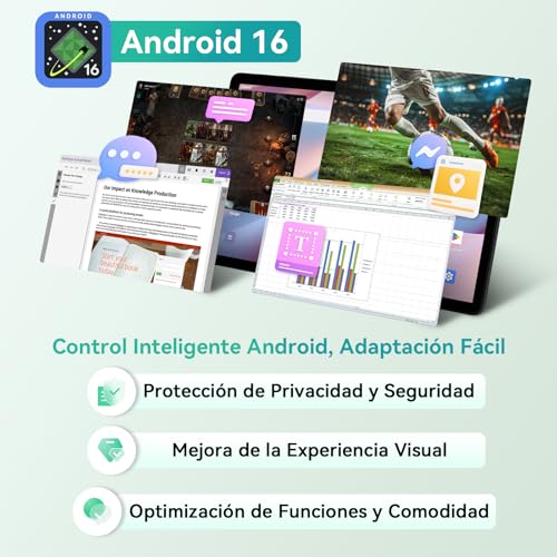 KINGRID T90 2026 Android 16 Tablet, 24GB RAM + 128GB ROM, 11 Inch FHD Tablet with Keyboard and Mouse, 5G WiFi, 8000mAh, Widevine L1, Dual Camera, Face ID, GPS and Case