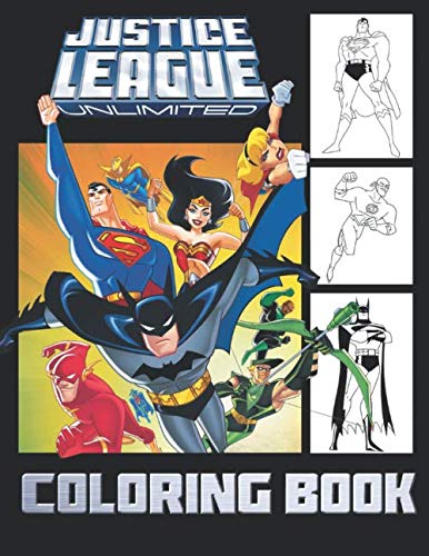 Justice Leagues Coloring Book: 25 Awesome Illustrations for Kids