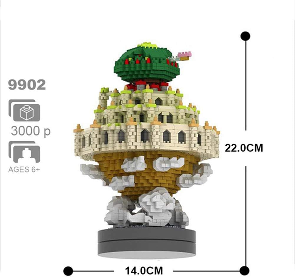 LNLJ Sky City Building Blocks Micro Drill Small Castle Assembly Model Educational Toys