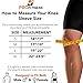 cycling knee compression sleeve knee brace for men compression knee braces for women knee sleeves knee brace neoprene knee compression sleeve for women acl women knee brace sport knee (Orange, XL)