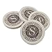 Thirstystone Monogram Letter S Absorbent Sandstone Coaster 4-Pack Made in The USA Decorative, Absorbent, Easily Wipes Clean