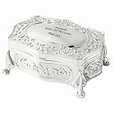 Personalized Antique Trinket Box, Free Engraving - Shipped From England