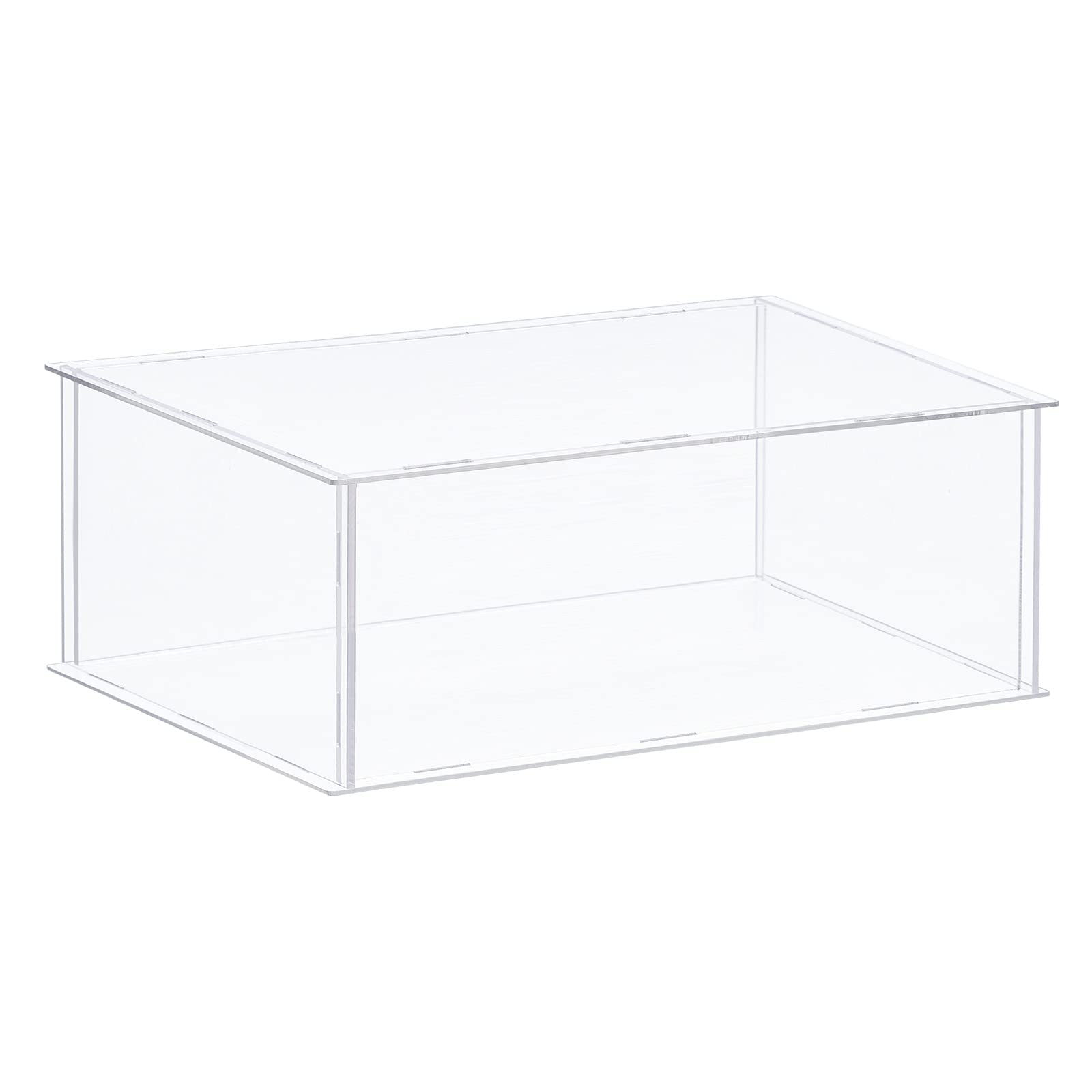 Photo 1 of MECCANIXITY Acrylic Display Case Plastic Box Clear Assemble Dustproof Showcase 14x12.2x6.1 Inch for Collectibles Items