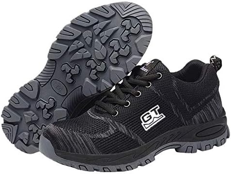 Escort Runners Steel Toe Shoes Men Non Slip Work Safety Shoes Breathable Industrial Construction Shoes Outdoor Hiking Shoes