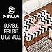 Ninja Rug Gripper Pad for Hardwood Floors, 3x5 FT, Slip Resistant Grip Pads for Hard Surfaces, Adds Cushion Under Carpet and Maximum Protection, Keeps Area Rugs and Carpets Safe and in Place on Floor