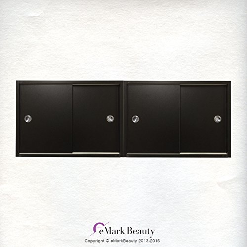 Beauty Salon DOUBLE Upper Cabinets Towel Cabinets Storage for Shampoo Bowl Station TLC-TC2TWO - Thumbnail 4
