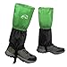 INNOLIFE Unisex Waterproof Snowproof Outdoor Hiking Walking Gaiters Climbing Hunting Snow Legging Leg Cover Wraps (Pair in Green)