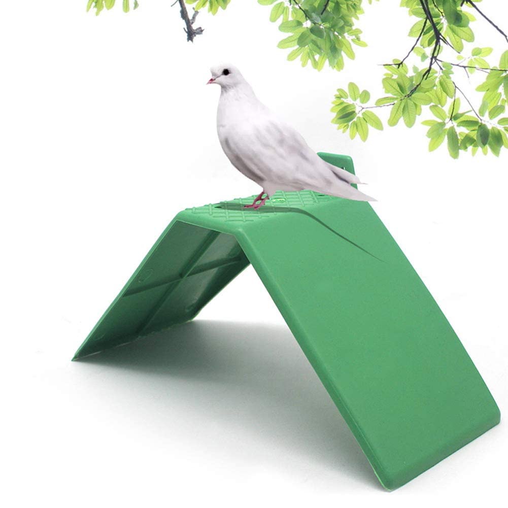 10pcs Dove Rest Holder, Plastic Small Green Pigeons Rest Holder Bird Perches Non-Slip Pigeon Perches for Birds Cage Holder Accessories