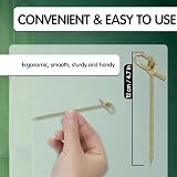 Mobi Lock 200 Pcs Fancy Bamboo Knot Cocktail Picks 12cm view 3