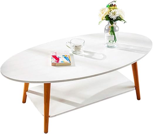 Qichengdian Coffee Table Layer 2 Sofa Coffee Table Laptop Table