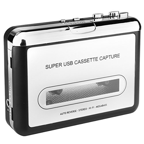 DigitNow-Cassette-Tape-To-MP3-CD-Converter-Via-USBPortable-USB-Cassette-Tape-Player-Captures-MP3-Audio-MusicCompatible-With-Laptop-and-Personal-ComputerConvert-Walkman-Tape-Cassette-To-MP3-Format