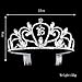 FRCOLOR Birthday Crown Rhinestone Crystal Princess Girls Tiara for 16th Birthday Party