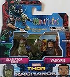 MiniMates Marvel Thor Ragnarok - Gladiator Hulk & Valkyrie