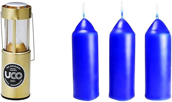 Amazon Uco ユーコ アウトドア キャンプ キャンドルランタン ブラス キャンドルランタン用 シトロネラスペア キャンドル 日本正規品 セット買い ユーコ Uco スポーツ アウトドア