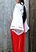 TOKYO-T Inuyasha Kikyo Miko Costume Japanese Hakama Cosplay (US:XL)