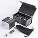 Jack Robin Red Wine Aerator Glass Decanter Pourer - Instantly Improve Any Wine - Premium Wine Gift Set - Brilliant Gift For Wine Lovers - With Free Wine Stopper As A Bonus - For Better Tasting Wine