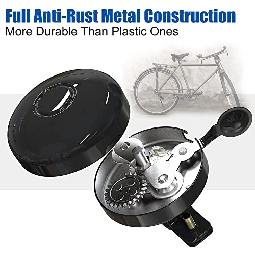 PACEARTH Bike Bells 2 Pack All Metal Classic AntiRust Durable Bicycle