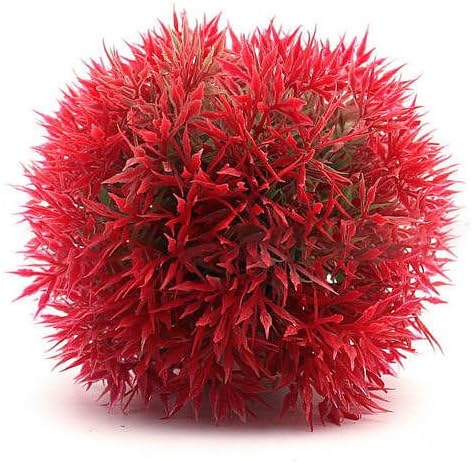 New Red Water Grass Plastic Water Plant for Aquarium Fish Tank Ornament Decoration size13" set26