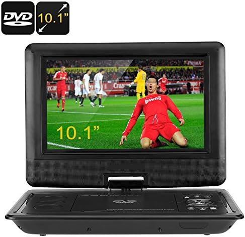 10.1 Inch Portable DVD Player 1280x800 HD Screen, Region Free, Anti Shock, Game Emulation