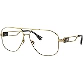 Versace VE1287-1002 Eyeglass Frame GOLD w/DEMO LENS 59mm