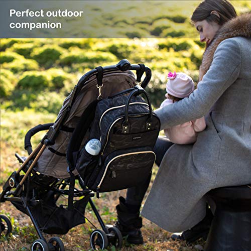 diaper bag backpack with stroller straps