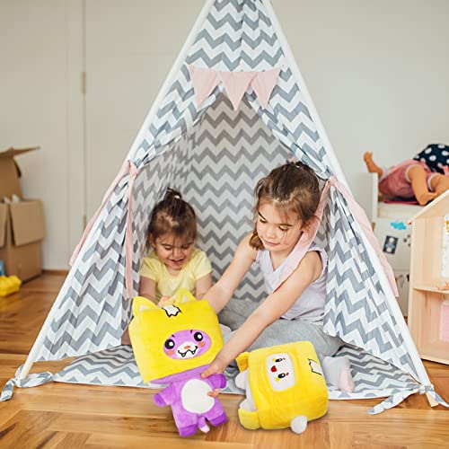 Foxy and Boxy Plush Toys Gift Set, Box Plushies and Foxy Plush with