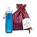 Small Premium Fabric Gift Bags (Pack of 10) Organza with Lining Satin Ribbon Holiday Christmas - Red Polka Dot –11.75