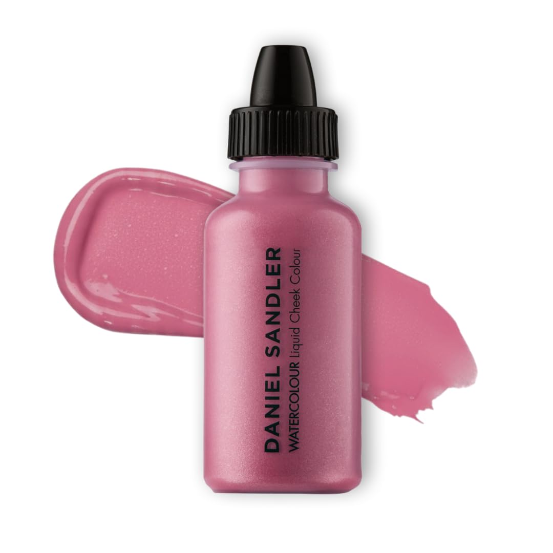 Daniel Sandler WATERCOLOUR LIQUID BLUSH 'SO PRETTY' – Lightweight, Buildable, Water-Resistant Formula for Cheeks, Lips & Eyes