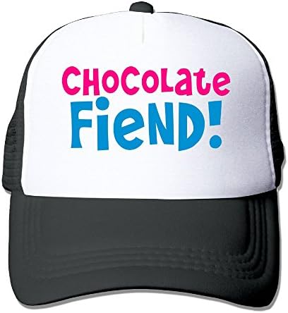 OONONGFU Chocolate Fiend! Big Foam Snapback Caps Mesh Back Adjustable Cap
