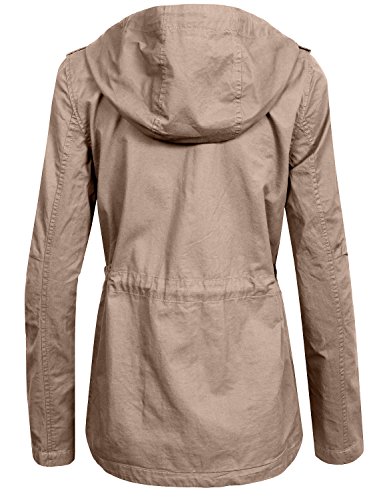 J. LOVNY Women's Versatile Military Anorak Jacket