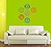 7pcs/set Chakras Symbols Removable Vinyl Wall Stickers Mandala Yoga Om Meditation Creative Wall Decals Art Home Decor