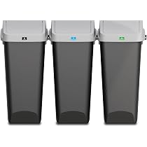 Amazon.com: Glad Link & Sort 36 Gallon Waste and Recycle Center ...