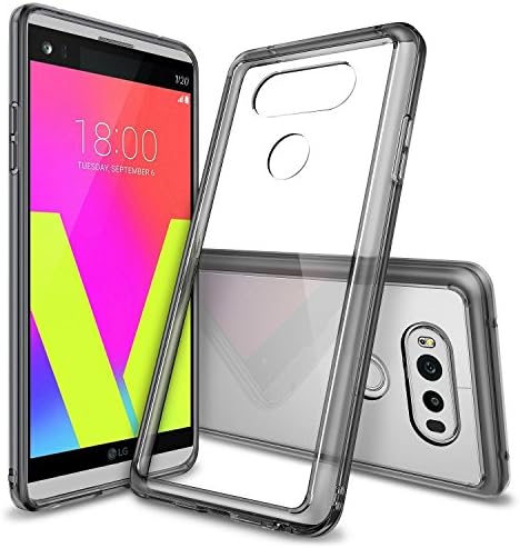 [Black] LG V20 [SLIM COLOR] Hybrid Premium Color Bumper TPU / Clear Hard PC Cover Corner Shock Absorption Case for [LG V20]