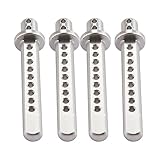 SkyQ RC Aluminum Body Post Mounts for AXIAL 4WD 1/10 SCX10 Upgrade Parts Silver 4pcs