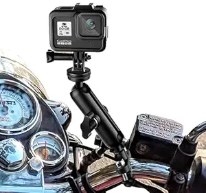 SKYCELL Gopro Bike Camera Mount Stand Holder Alluminium Alloy Universal Mount Compatible with gopro, Motorcycle