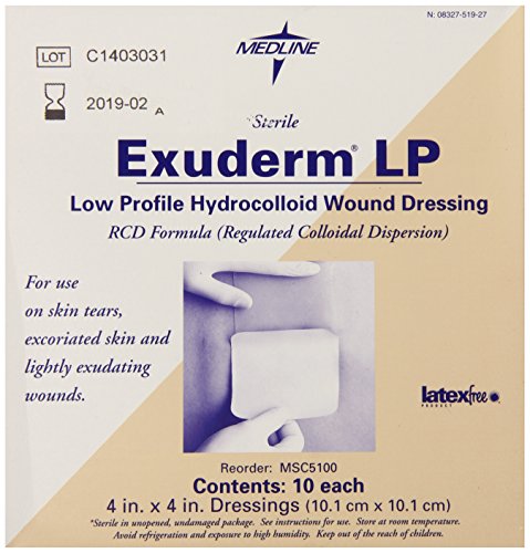 UPC 080196738529, Medline Dressing Exuderm Thin Hdrocolloid 4&quot;x4&quot;, 10 Count